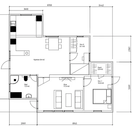 Lite Hus 40 Minutter Unna Bergen